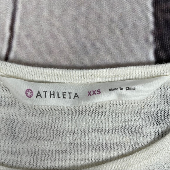 ATHLETA Maven cream beige cotton linen blend lightweight tank top, size XXS - Picture 2 of 14